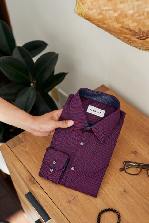 tapered: nimble made dress shirt