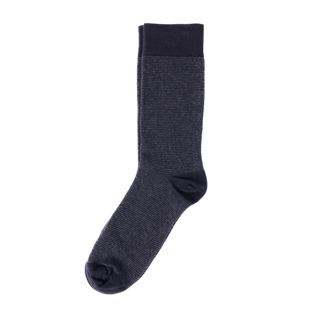 Men's Business Casual Dark Grey Striped Dress Sock – Nimble Made