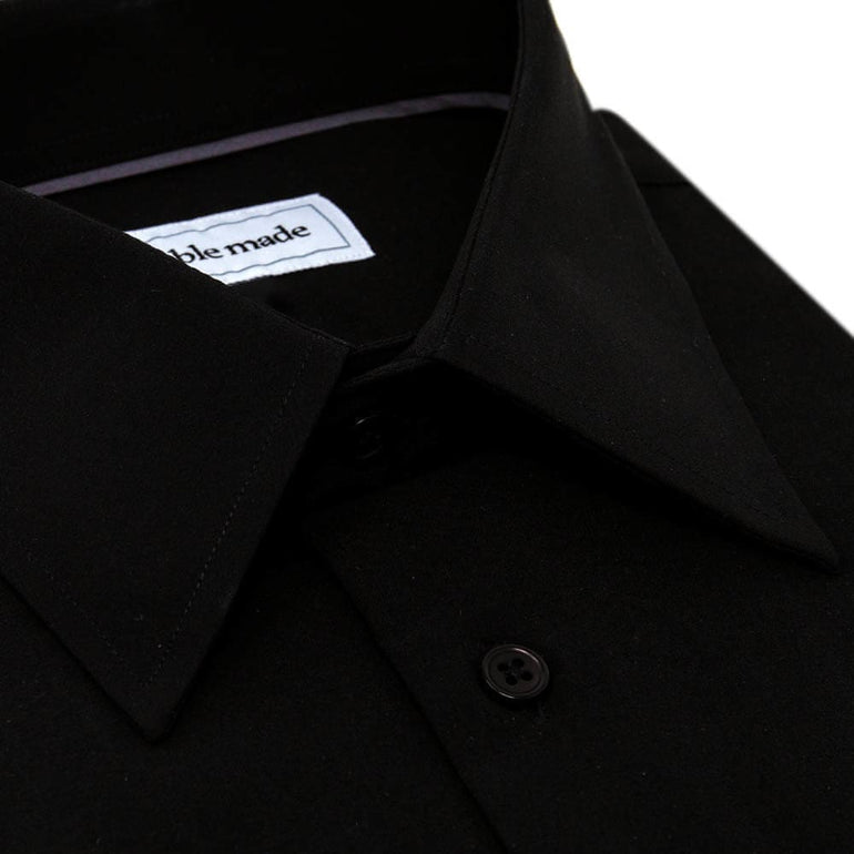 Black Non-Iron Dress Shirt | The Yin – Nimble Made